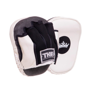 TKB Top King TKFML Focus Mitts Muay Thai Boxing White