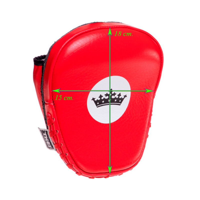 TKB TopKing TKFML Focus Mitts Muay Thai Boxing Red