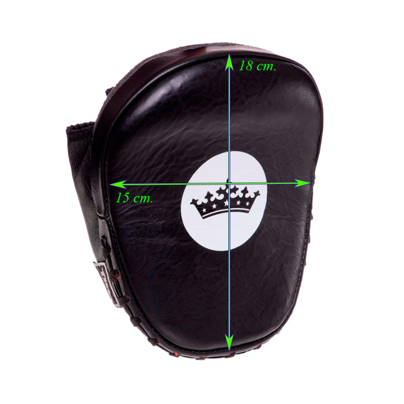 TKB TopKing TKFML Focus Mitts Muay Thai Boxing Black