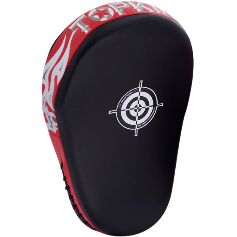TKB TopKing TKFME "Kanok" Focus Mitts Muay Thai Boxing Black-Red