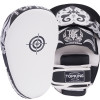 TKB TopKing TKFME "Kanok" Focus Mitts Muay Thai Boxing White-Black