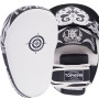 TKB Top King TKFME Focus Mitts Muay Thai Boxing White-Black