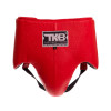 TKB TopKing TKAPG-GL Steel Cup Groin Abdominal Protector Muay Thai Boxing Genuine Leather 