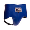 TKB TopKing TKAPG-GL Steel Cup Groin Abdominal Protector Muay Thai Boxing Genuine Leather 