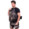 TKB TopKing TKBDEM-01 Trainer's Vest Muay Thai Boxing Black-Silver