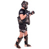 TKB TopKing TKBDEM-01 Trainer's Vest Muay Thai Boxing Black-Silver