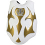 TKB Top King TKBDEM-01 Trainer's Vest Muay Thai Boxing White-Gold