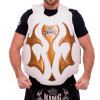 TKB TopKing TKBDEM-01 Trainer's Vest Muay Thai Boxing White-Gold
