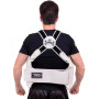 TKB Top King TKBDEM-01 Trainer's Vest Muay Thai Boxing White-Gold