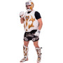 TKB Top King TKBDEM-01 Trainer's Vest Muay Thai Boxing White-Gold