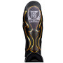 TKB Top King Shin Guards Muay Thai Boxing "Empower Creativity" Black-Silver