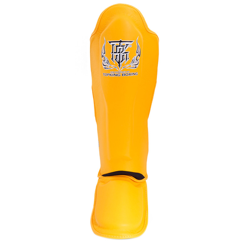 TKB TopKing TKSGP Shin Guards Muay Thai Boxing "Pro" Yellow