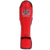 TKB TopKing TKSGP Shin Guards Muay Thai Boxing "Pro" Red