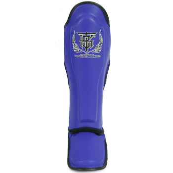TKB TopKing TKSGP Shin Guards Muay Thai Boxing "Pro" Blue