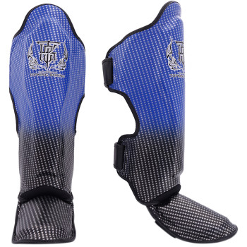 TKB Top King TKSGSS-01 Shin Guards Muay Thai "Super Star" Blue