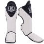 TKB Top King "Blend-01" Shin Guards Muay Thai White-Black