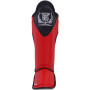 TKB Top King "Blend-01" Shin Guards Muay Thai Boxing Red-Black