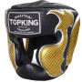 TKB Top King "Empower" Boxing Headgear Head Guard Black-Gold
