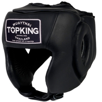 TKB TopKing Open Chin Boxing Headgear Head Guard Competition 
