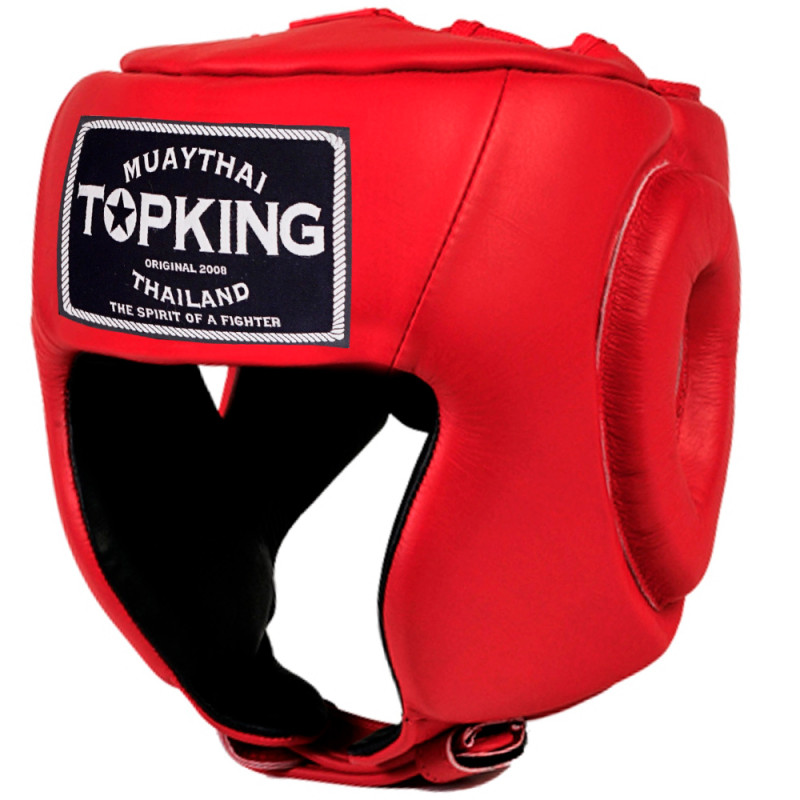 TKB TopKing Open Chin Boxing Headgear Head Guard Competition 