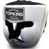 TKB TopKing "Super Star" Boxing Headgear Head Guard White