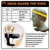 TKB TopKing "Kanok" Boxing Headgear Head Guard White