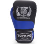 TKB Top King Boxing Gloves "Super" Black-Blue