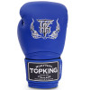 TKB TopKing Boxing Gloves "Super" Blue-White