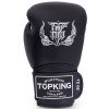 TKB TopKing Boxing Gloves "Super" Black-White