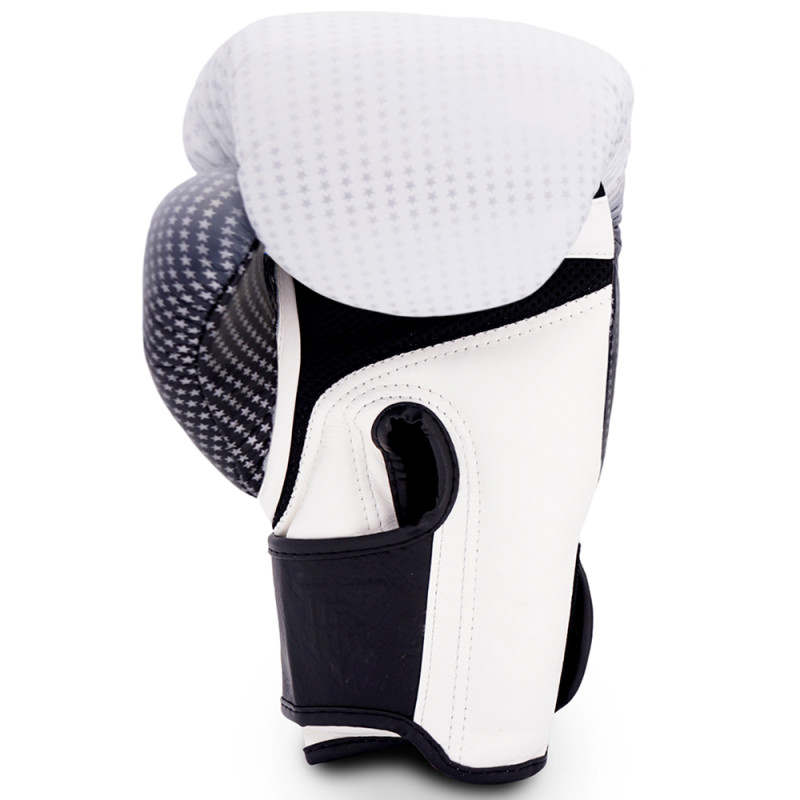 TKB TopKing Boxing Gloves "Super Star" Mesh Palm Silver