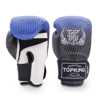 TKB Top King Boxing Gloves "Super Star Air" Mesh Palm Blue 