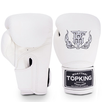TKB Top King Boxing Gloves "Super" White