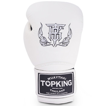 TKB TopKing Boxing Gloves "Super" White