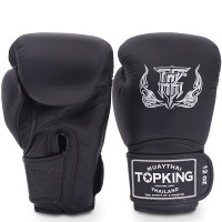 TKB Top King Boxing Gloves "Super" Black 