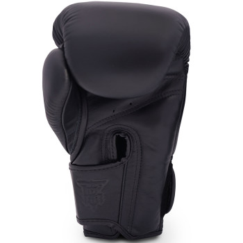 TKB TopKing Boxing Gloves "Super" Black 