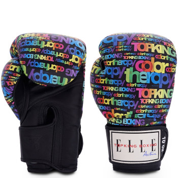 TKB Top King x Elle Boxing Gloves "Color Therapy" Black