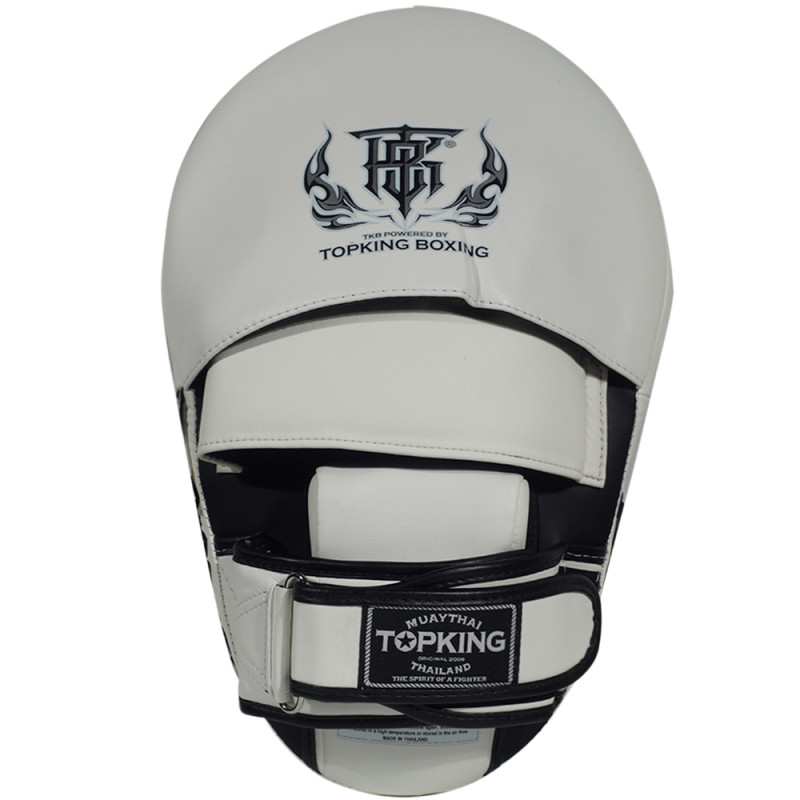 TKB TopKing TKFME Focus Mitts Muay Thai Boxing Black-White