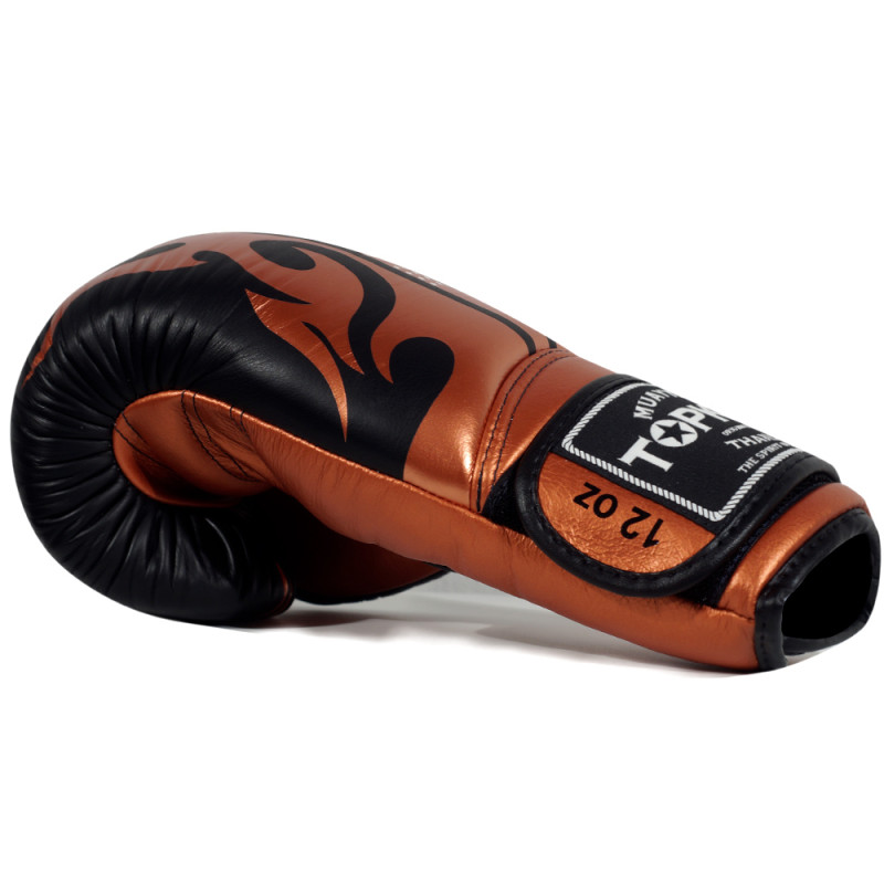 TKB TopKing Boxing Gloves "World Series" Black-Cooper 