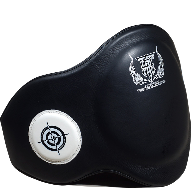 TKB TopKing TKBPUV Belly Pad Muay Thai Boxing Velcro Black