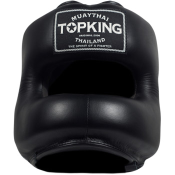 TKB TopKing TKHGPT (CC) Boxing Headgear Head Guard Full Face Bumper Black