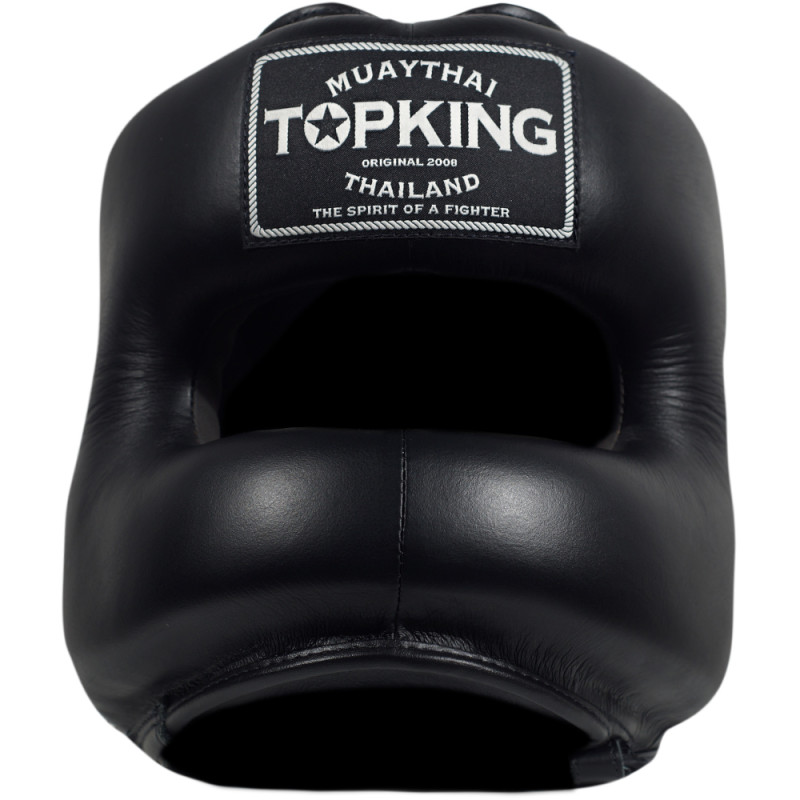 TKB TopKing TKHGPT (CC) Boxing Headgear Head Guard Full Face Bumper Black