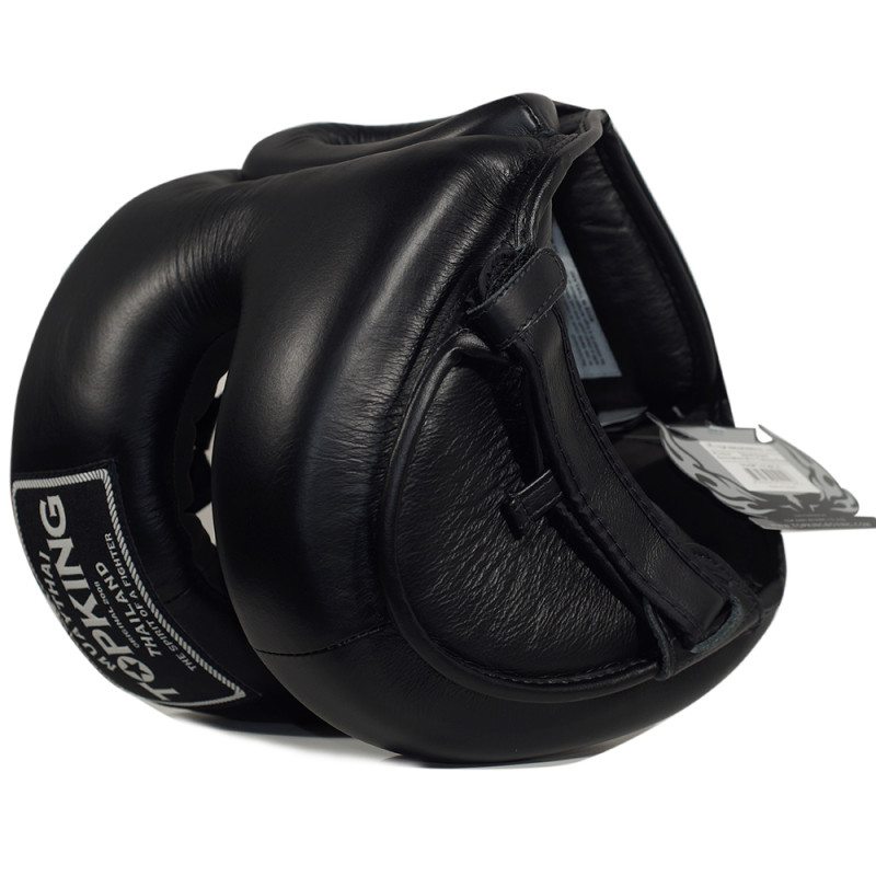 TKB TopKing TKHGPT (CC) Boxing Headgear Head Guard Full Face Bumper Black