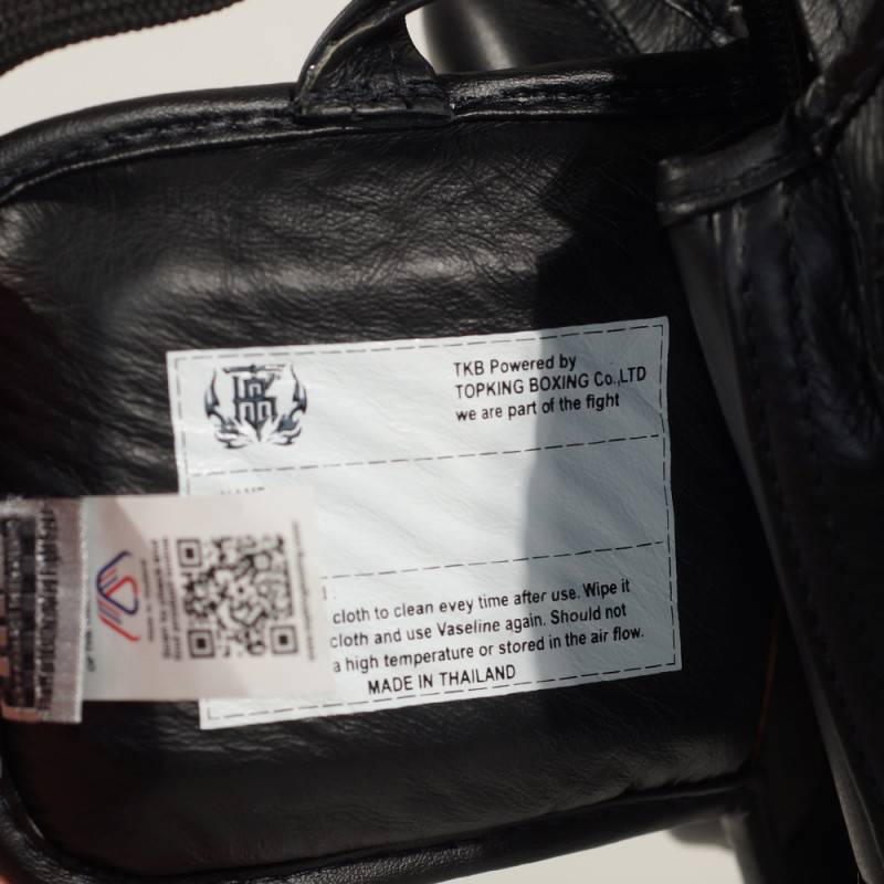 TKB TopKing TKHGPT (CC) Boxing Headgear Head Guard Full Face Bumper Black