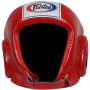 Fairtex HG1 Boxing Headgear Head Guard Competition Red