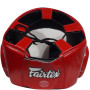 Fairtex HG1 Boxing Headgear Head Guard Competition Red