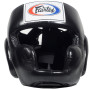 Fairtex HG3 Boxing Headgear Head Guard Black