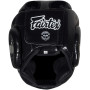 Fairtex HG13 Boxing Headgear Head Guard "Diagonal Vision Sparring" Full Cover Black