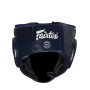 Fairtex HG1 Boxing Headgear Head Guard Competition Blue