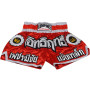 Lumpinee Muay Thai Boxing Shorts "Wheel" Red Free Shipping