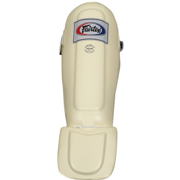 Fairtex SP3 Muay Thai Boxing Shin Guards "In-Step Double Padded Protector" White